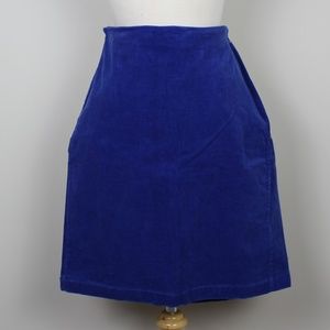 FINAL PRICE❗️CLOSET CLOSING Old Navy Royal Blue Corduroy Skirt